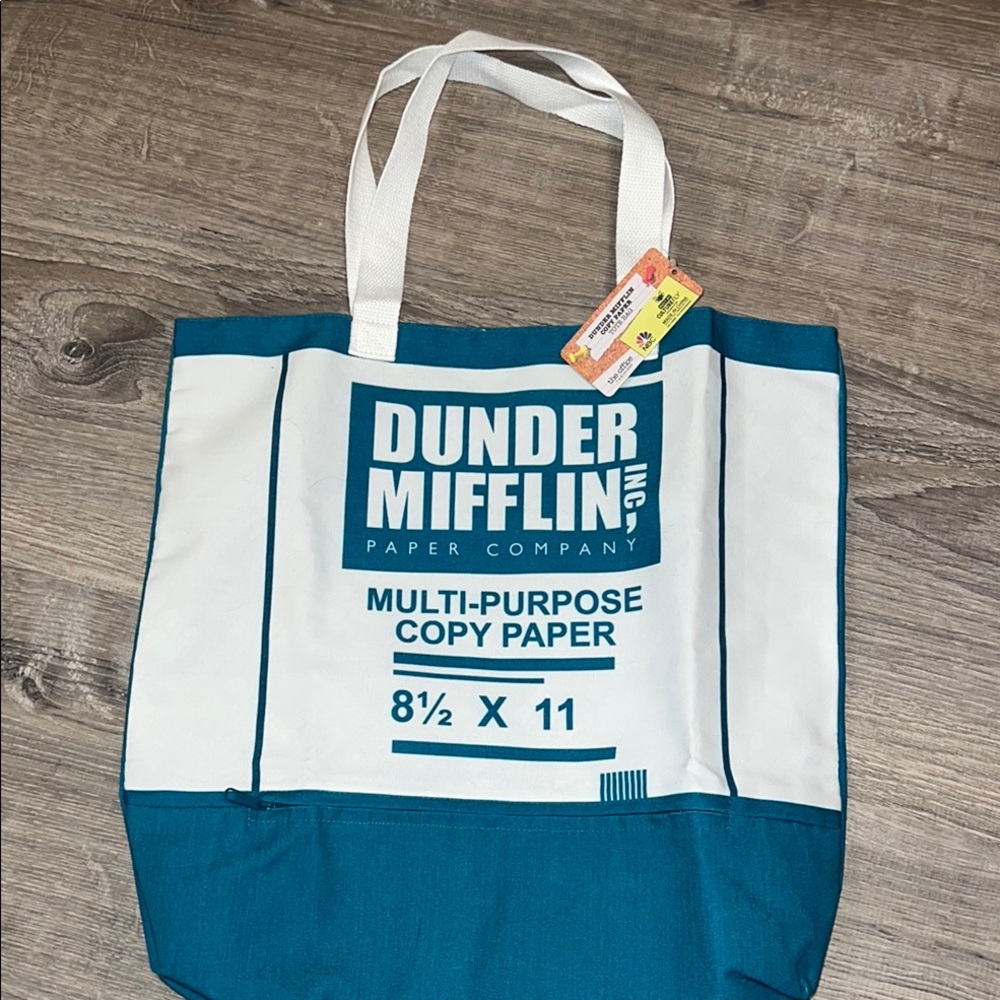 NWT Dundee Mifflin Tote Bag